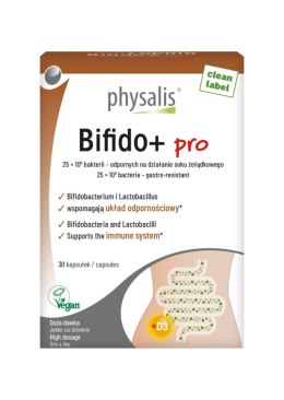 KAPSUŁKI NA ODBUDOWĘ FLORY JELIT (BIFIDO+ PRO) 30 szt. - PHYSALIS PHYSALIS (olejki eteryczne, suplementy)