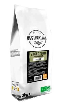 KAWA ZIARNISTA ARABICA 100 % EXCEPTION FAIR FOR LIFE BIO 3 kg - DESTINATION DESTINATION (kawy)