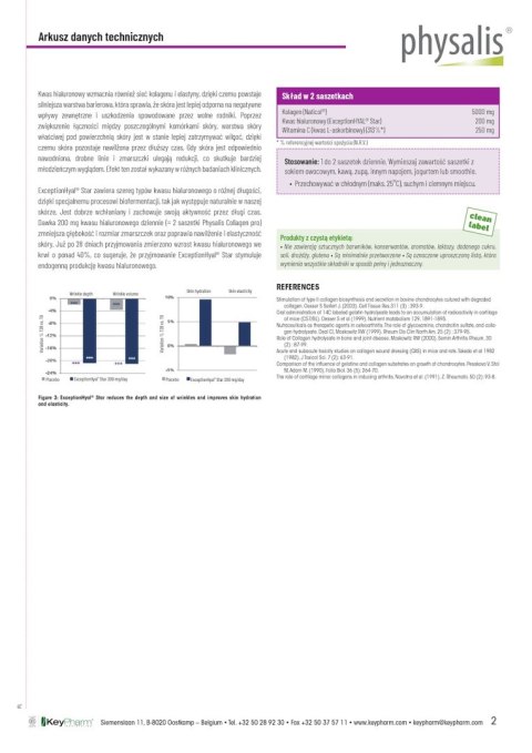 KOLAGEN RYBI + KWAS HIALURONOWY + WITAMINA C 30 SASZETEK - PHYSALIS PHYSALIS (olejki eteryczne, suplementy)