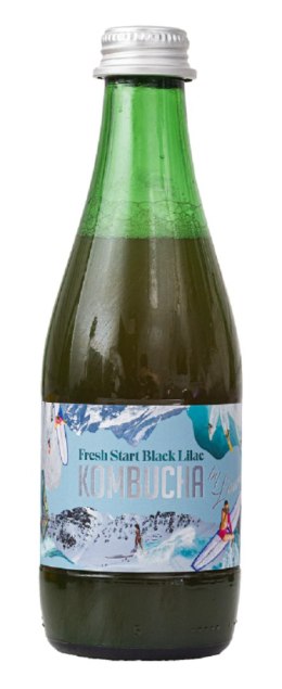 KOMBUCHA O SMAKU KWIATÓW CZARNEGO BZU (FRESH START BLACK LILAC) BIO 330 ml - KOMBUCHA BY LAURENT KOMBUCHA BY LAURENT (kombucha)