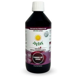 KONCENTRAT NAPOJU PROBIOTYCZNEGO CARDIO UP BURAK BEZGLUTENOWY BIO 500 ml - JOY DAY JOY DAY (napoje probiotyczne)