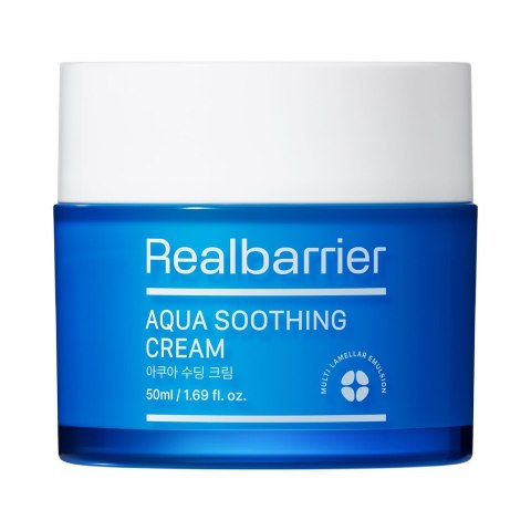 KREM DO TWARZY AQUA SOOTHING INTENSYWNIE NAWILŻAJĄCO - KOJĄCY 50 ml - REAL BARRIER REAL BARRIER (koreańskie kosmetyki)