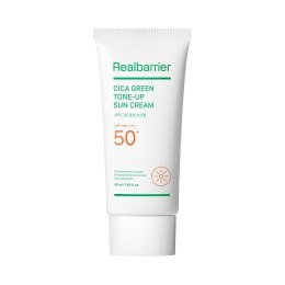 KREM PRZECIWSŁONECZNY TONIZUJĄCY DO TWARZY CICA GREEN TONE-UP SPF 50 50 ml - REAL BARRIER REAL BARRIER (koreańskie kosmetyki)