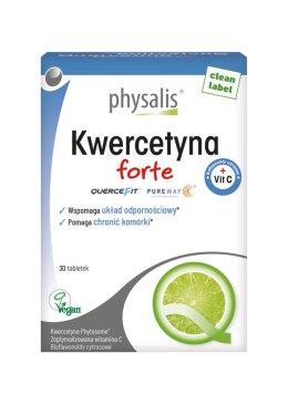 KWERCETYNA FORTE 30 TABLETEK - PHYSALIS PHYSALIS (olejki eteryczne, suplementy)
