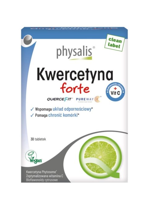 KWERCETYNA FORTE 30 TABLETEK - PHYSALIS PHYSALIS (olejki eteryczne, suplementy)