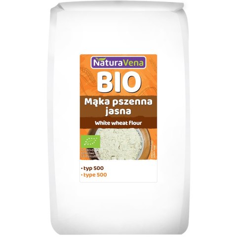 MĄKA PSZENNA JASNA TYP 500 BIO 1 kg - NATURAVENA NATURAVENA