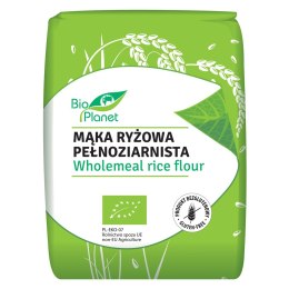 MĄKA RYŻOWA PEŁNOZIARNISTA BEZGLUTENOWA BIO 1 kg - BIO PLANET BIO PLANET - seria MĄKI I SKROBIE