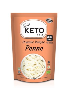 MAKARON (KONJAC) PENNE BEZGLUTENOWY BIO 270 g (200 g) - KETO CHEF KETO CHEF (makarony konjac)