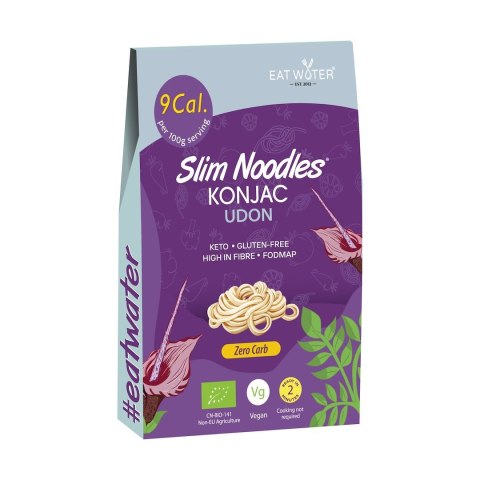 MAKARON (KONJAC) UDON BEZGLUTENOWY BIO 270 g (200 g) - SLIM SLIM (makarony konjac, tapioka)