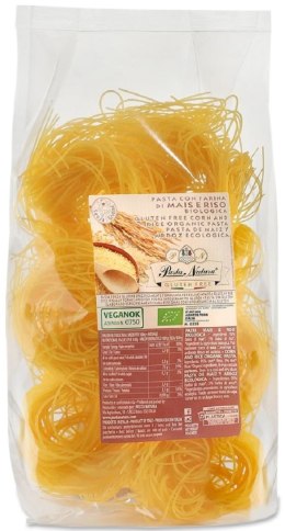 MAKARON (KUKURYDZIANO - RYŻOWY) GNIAZDA BEZGLUTENOWY BIO 250 g - PASTA NATURA PASTA NATURA (makarony bezglutenowe)