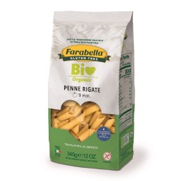 MAKARON (KUKURYDZIANO - RYŻOWY) PENNE RIGATE BEZGLUTENOWY BIO 340 g - FARABELLA FARABELLA (makarony)