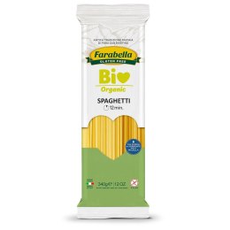 MAKARON (KUKURYDZIANO - RYŻOWY) SPAGHETTI BEZGLUTENOWY BIO 340 g - FARABELLA FARABELLA (makarony)
