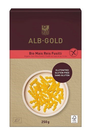 MAKARON (KUKURYDZIANO - RYŻOWY) ŚWIDERKI BEZGLUTENOWY BIO 250 g - ALB-GOLD ALB-GOLD (makarony)