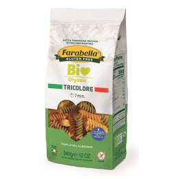 MAKARON (KUKURYDZIANO - RYŻOWY TRÓJKOLOROWY) ŚWIDERKI BEZGLUTENOWY BIO 340 g - FARABELLA FARABELLA (makarony)