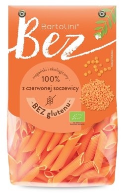 MAKARON PROTEINOWY (Z SOCZEWICY CZERWONEJ) PENNE BEZGLUTENOWY BIO 250 g - BARTOLINI BARTOLINI (makarony)