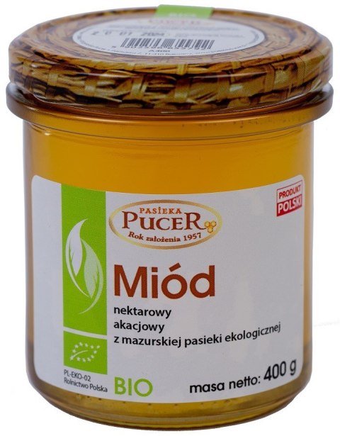 MIÓD AKACJOWY BIO 400 g - PASIEKA PUCER PASIEKA PUCER (miody)