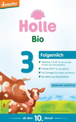 MLEKO KROWIE 3 NASTĘPNE DLA NIEMOWLĄT PO 6 MIESIĄCU DEMETER BIO 600 g - HOLLE HOLLE (żywność dla niemowląt)