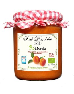 MORELA 80 % Z CUKREM TRZCINOWYM BIO 270 g - SAD DANKÓW SAD DANKÓW (przetwory owocowe)