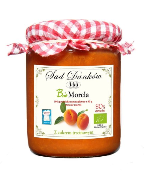 MORELA 80 % Z CUKREM TRZCINOWYM BIO 270 g - SAD DANKÓW SAD DANKÓW (przetwory owocowe)