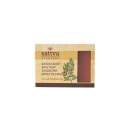 MYDŁO W KOSTCE DO CIAŁA DRZEWO SANDAŁOWE 125 g - SATTVA SATTVA (kosmetyki ajurwedyjskie, kadzidełka)
