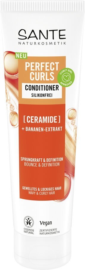 ODŻYWKA DO WŁOSÓW FALOWANYCH I KRĘCONYCH Z CERAMIDAMI I EKSTRAKTEM Z BANANA ECO 150 ml - SANTE SANTE (kosmetyki)