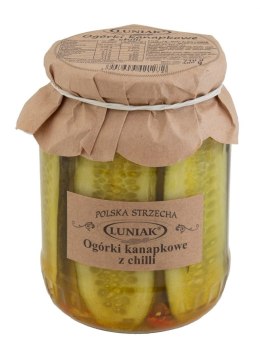 OGÓRKI KANAPKOWE Z CHILI 710 g (380 g) - LUNIAK LUNIAK (przetwory warzywne, owocowe)