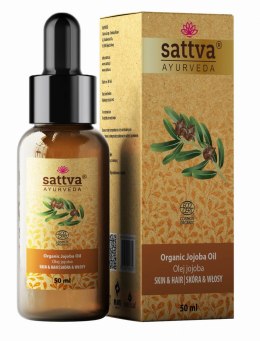 OLEJ DO CIAŁA I WŁOSÓW JOJOBA ECO 50 ml - SATTVA (AYURVEDA) SATTVA (kosmetyki ajurwedyjskie, kadzidełka)