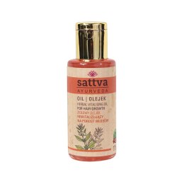 OLEJEK DO WŁOSÓW ZIOŁOWY REWITALIZUJĄCY NA POROST WŁOSÓW 100 ml - SATTVA (AYURVEDA) SATTVA (kosmetyki ajurwedyjskie, kadzidełka)