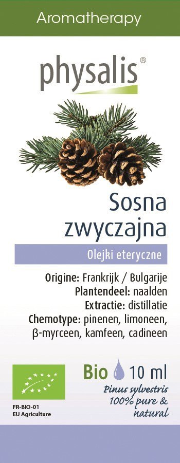 OLEJEK ETERYCZNY SOSNA ZWYCZAJNA BIO 10 ml - PHYSALIS PHYSALIS (olejki eteryczne, suplementy)