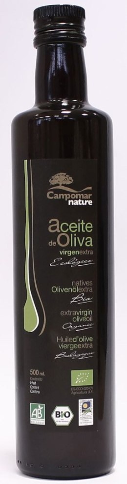 OLIWA Z OLIWEK EXTRA VIRGIN BIO 500 ml - CAMPOMAR NATURE CAMPOMAR NATURE (hiszpańskie oliwy i oliwki, miód)