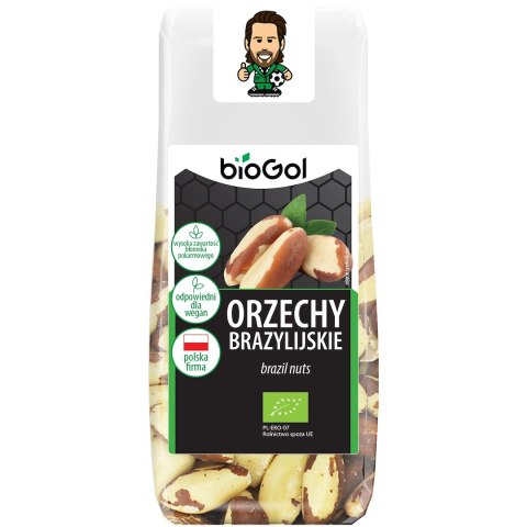 ORZECHY BRAZYLIJSKIE BIO 100 g - BIOGOL BIOGOL (produkty śniadaniowe, przekąski bez cukru)