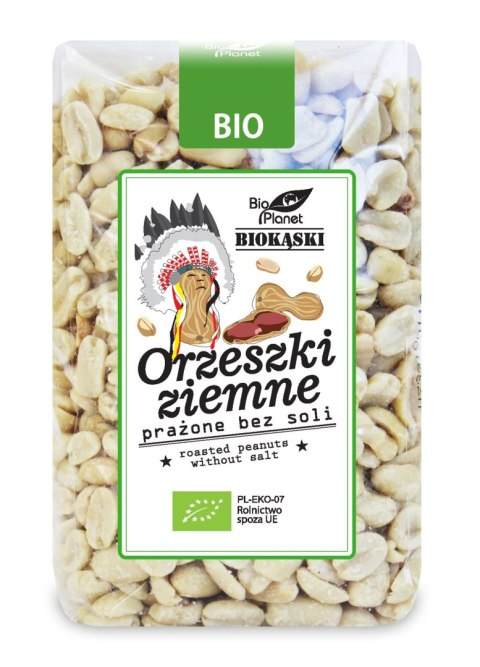 ORZESZKI ZIEMNE PRAŻONE BEZ SOLI BIO 350 g - BIO PLANET BIO PLANET - seria PRZEKĄSKI