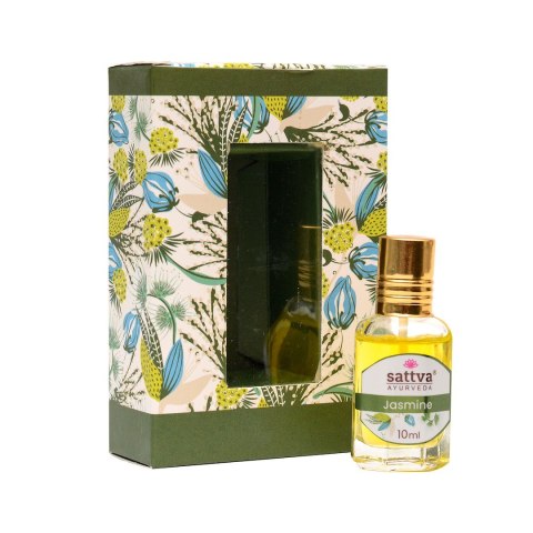 PERFUMY W OLEJKU JAŚMIN (ROLL-ON) 10 ml - SATTVA (AYURVEDA) SATTVA (kadzidła, kosmetyki)