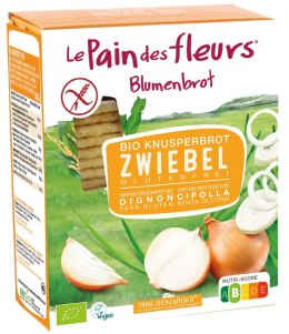 PIECZYWO CHRUPKIE CEBULOWE BEZGLUTENOWE BIO 150 g - LE PAIN DES FLEURS LE PAIN DES FLEURS (pieczywo chrupkie)