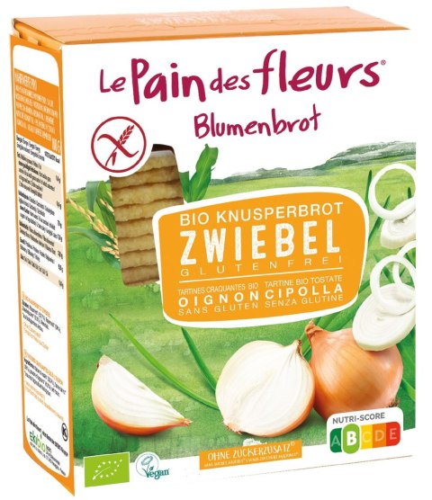 PIECZYWO CHRUPKIE CEBULOWE BEZGLUTENOWE BIO 150 g - LE PAIN DES FLEURS LE PAIN DES FLEURS (pieczywo chrupkie)