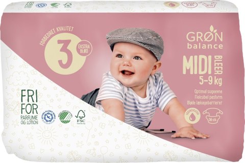 PIELUCHY MIDI ECO 5 - 9 kg (56 szt.) - GRON BALANCE GRON BALANCE (kosmetyki, środki czystości)