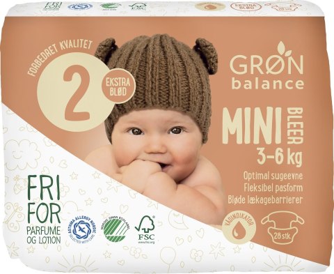 PIELUCHY MINI ECO 3 - 6 kg (28 szt.) - GRON BALANCE GRON BALANCE (kosmetyki, środki czystości)