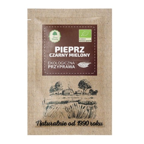 PIEPRZ CZARNY MIELONY BIO 15 g - DARY NATURY DARY NATURY - przyprawy i zioła