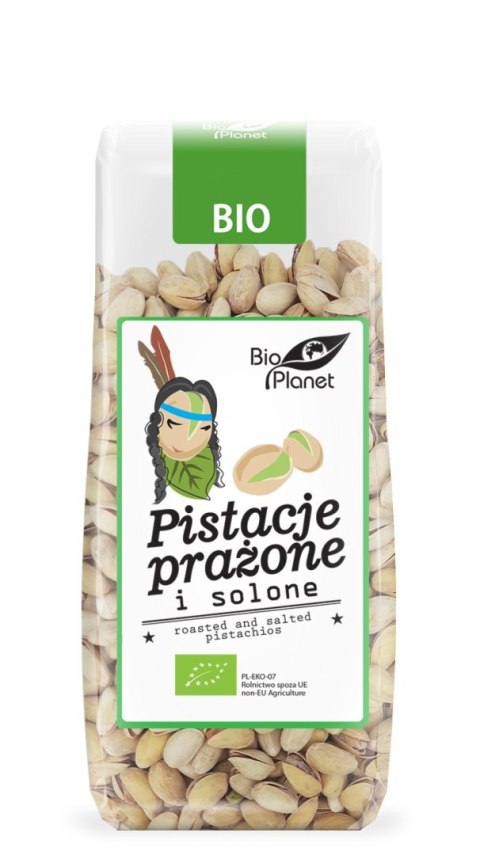 PISTACJE PRAŻONE I SOLONE BIO 100 g - BIO PLANET BIO PLANET - seria PRZEKĄSKI