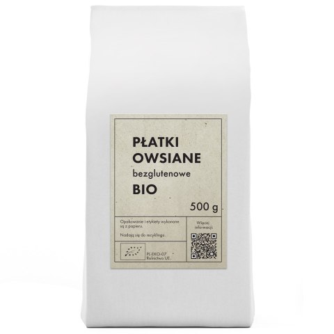 PŁATKI OWSIANE BEZGLUTENOWE BIO 500 g - THE PLANET THE PLANET (Zakupy przyjazne Ziemi)