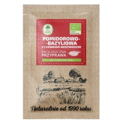 PRZYPRAWA POMIDOROWO - BAZYLIOWA Z CZOSNKIEM NIEDŹWIEDZIM BIO 15 g - DARY NATURY DARY NATURY - przyprawy i zioła