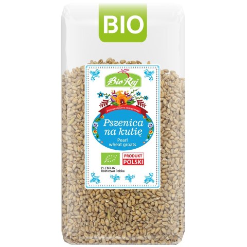 PSZENICA NA KUTIĘ BIO (POLSKA) 500 g - BIO RAJ (PRODUKT SEZONOWY) BIO RAJ (100 % z Polski)