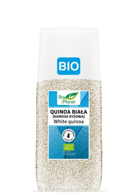 QUINOA BIAŁA (KOMOSA RYŻOWA) BEZGLUTENOWA BIO 250 g - BIO PLANET BIO PLANET - seria NIEBIESKA (ryże, kasze, ziarna)