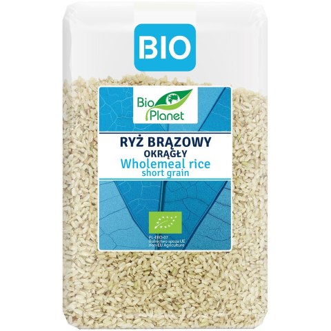 RYŻ BRĄZOWY OKRĄGŁY BIO 2 kg - BIO PLANET BIO PLANET - seria NIEBIESKA (ryże, kasze, ziarna)