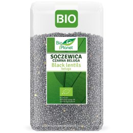 SOCZEWICA CZARNA BELUGA BIO 1 kg - BIO PLANET BIO PLANET - seria ZIELONA (strączkowe)