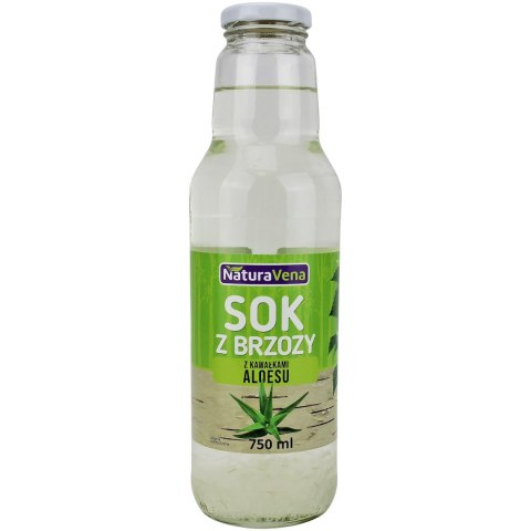 SOK Z BRZOZY Z KAWAŁKAMI ALOESU 750 ml - NATURAVENA NATURAVENA