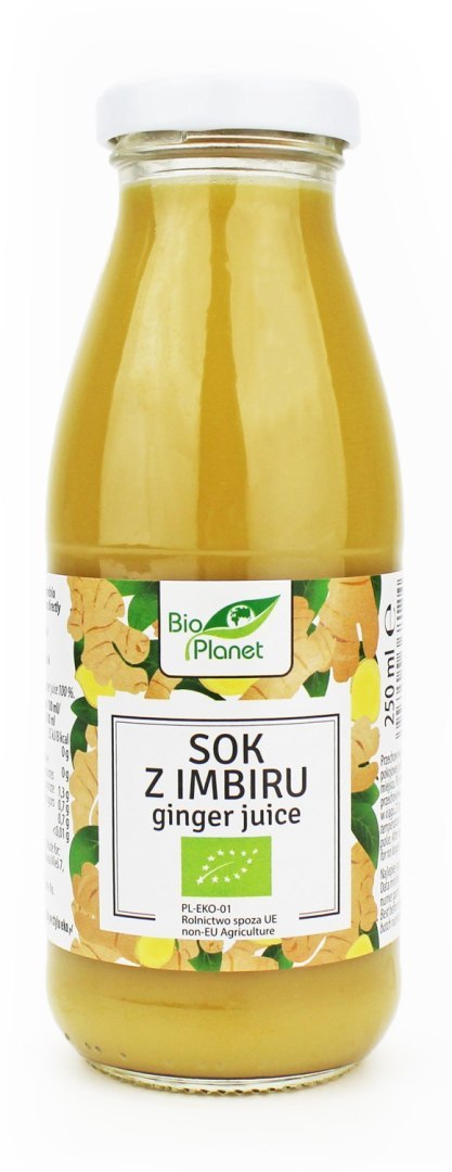 SOK Z IMBIRU NFC BIO 250 ml - BIO PLANET BIO PLANET - seria SOKI I ZAKWASY