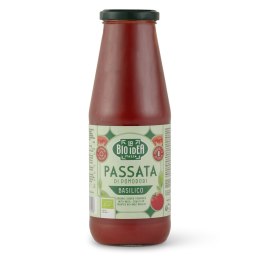 SOS POMIDOROWY PASSATA Z BAZYLIĄ BIO 680 g - LA BIO IDEA LA BIO IDEA (makarony, strączkowe,sosy pomidorowe)