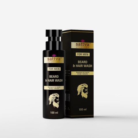 SZAMPON DO MYCIA BRODY I WŁOSÓW 100 ml - SATTVA SATTVA (kadzidła, kosmetyki)