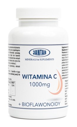 WITAMINA C (1000 mg) 90 KAPSUŁEK - JANTAR JANTAR (woda i suplementy)
